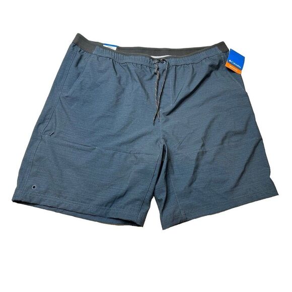 Columbia Men's XXL 9" Inseam Blue Swim Trunks Omnishield NEW Beach Vacation - Picture 1 of 9